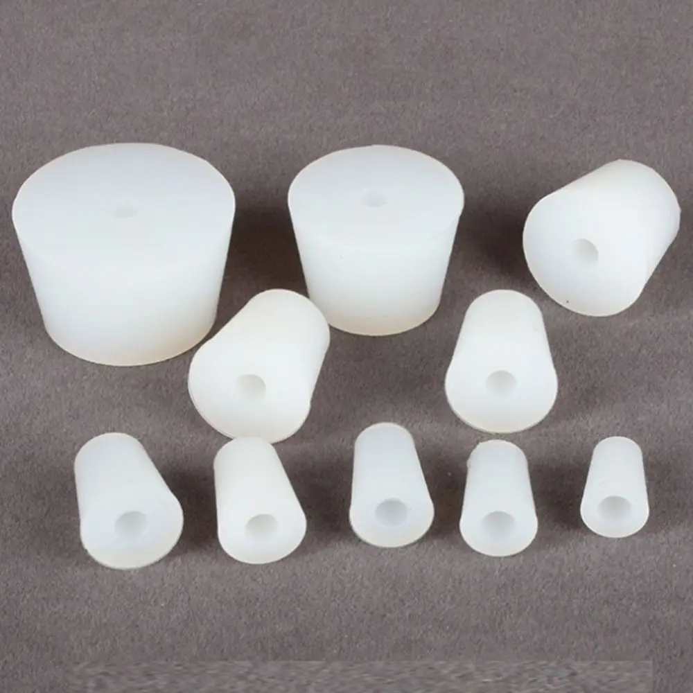 High-Temperature Resistant Wide Mouth Bottle Conical Silicone Test Tube Silicone Plug Bottle Stopper Fermenter Cover