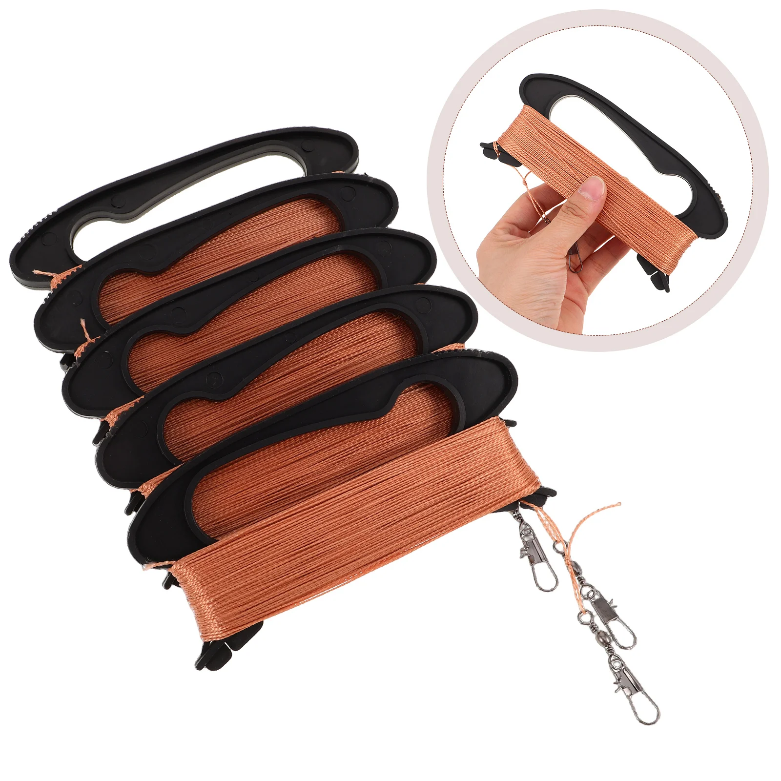 

5pcs String Spool Outdoor Compact Design Grooved Quick Connect Clips Kids Families Accessories Kite Line