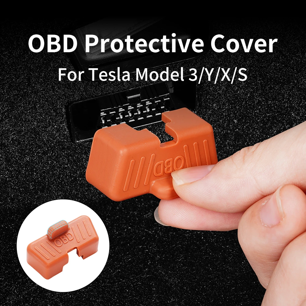 כיסוי מגן מסיליקון לשקע OBD לרכב טסלה דגם Y 3 ג'וניפר היילנד, מכסה נגד סתימות לנעילת OBD, אביזרי רכב 2026