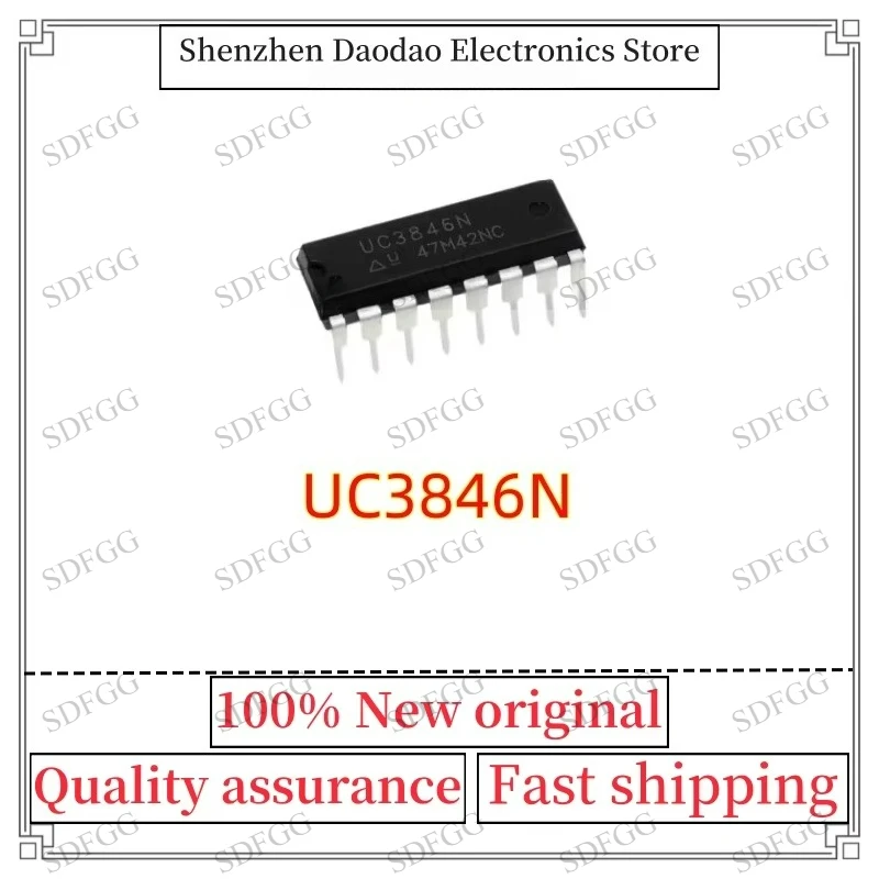 10Pcs UC3846N UC3846 DIP-16 Chip IC New Original