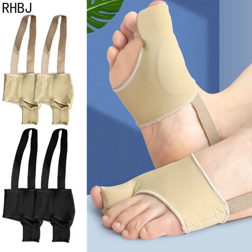 2pcs=1Pair Bunion Corrector Pads Splint for Bunion Pinky Toe Relief Toe Straightener, Big/Little Toe Separator with Anti-Slip