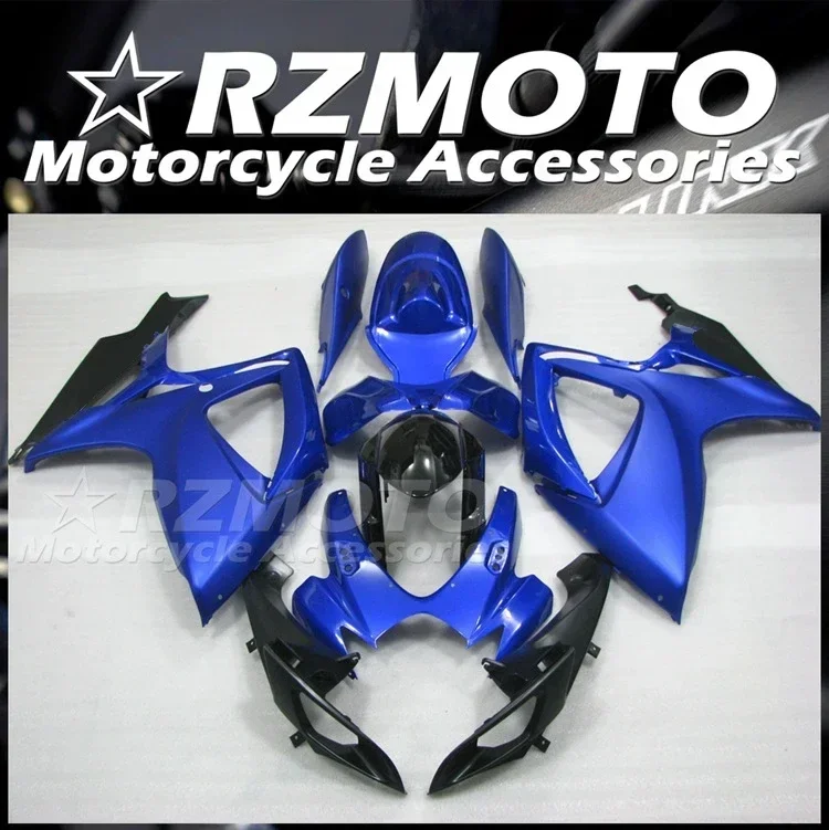 

Injection Mold New ABS Fairings Kit Fit For Suzuki GSX-R600 750 K6 2006 2007 06 07 Bodywork Set Blue Black