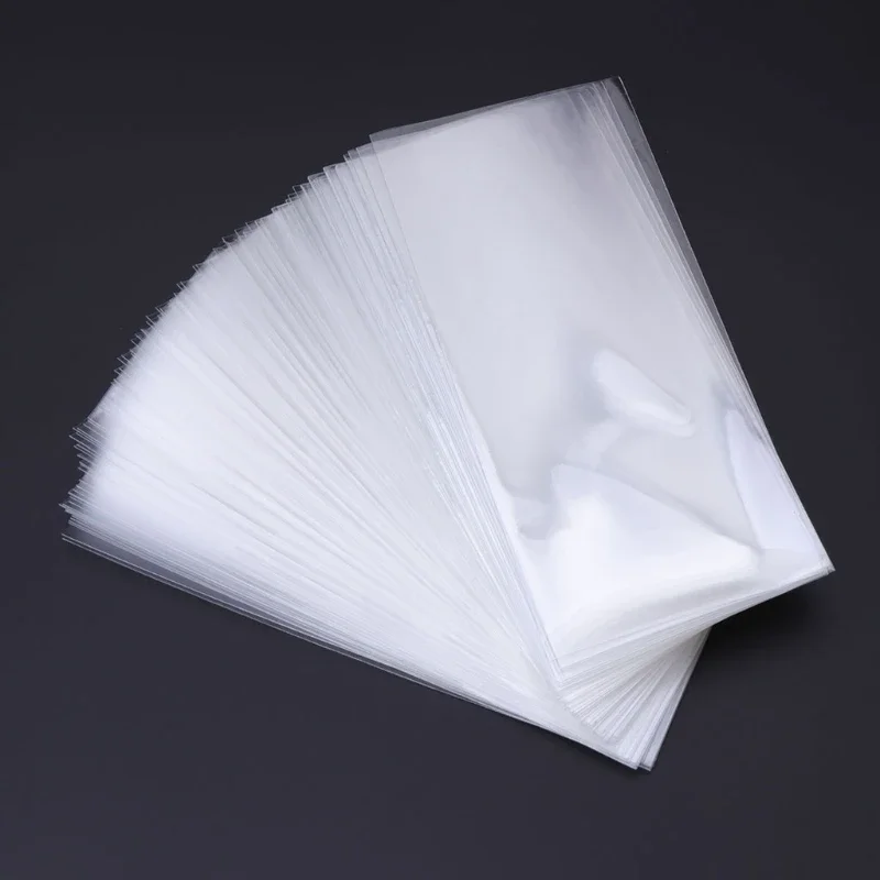 100Pcs Plastic Banknotes Protective Bag Transparent Banknote Paper Stamp Collection Sleeves Souvenir Paper Money Storage Bag