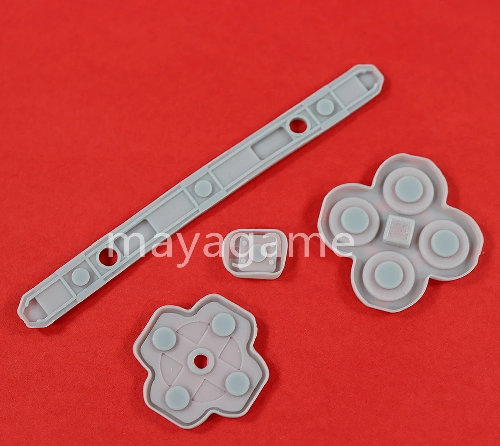 وسادات مطاطية لاصقة موصلة ، جزء إصلاح لـ 3DSXL ، 3DSLL ، وحدة تحكم 3DS XL LL ، جودة عالية ، 30 مجموعة