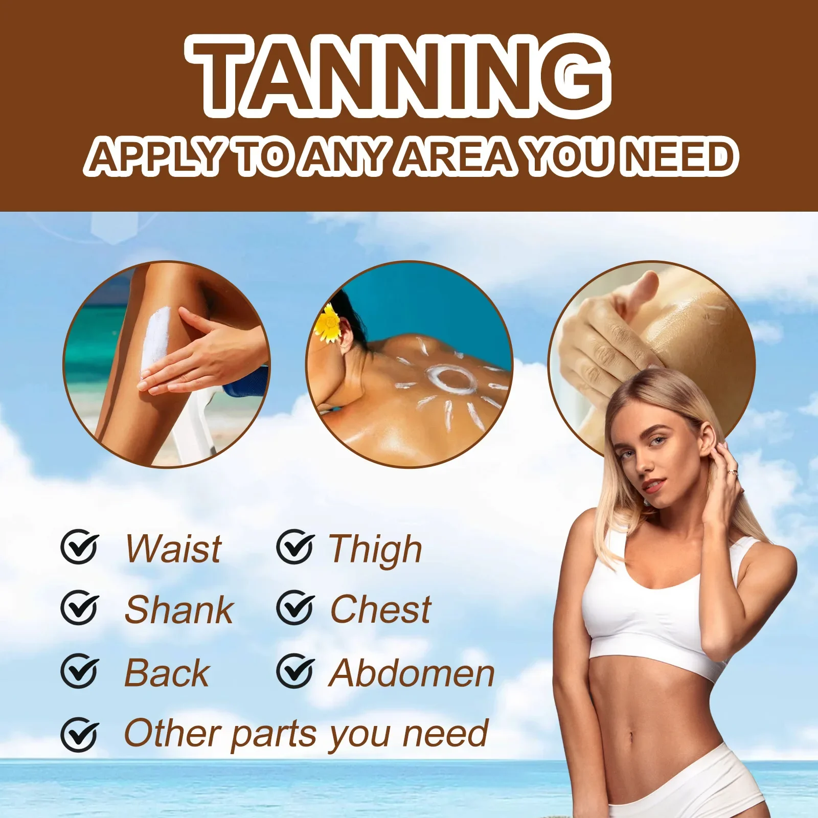 Sunless Tanning Lotion Natural Bronze Wheat Color Booster Sunbed Tanning  Accelerator Solarium Intensive Body Bronzer Lotion