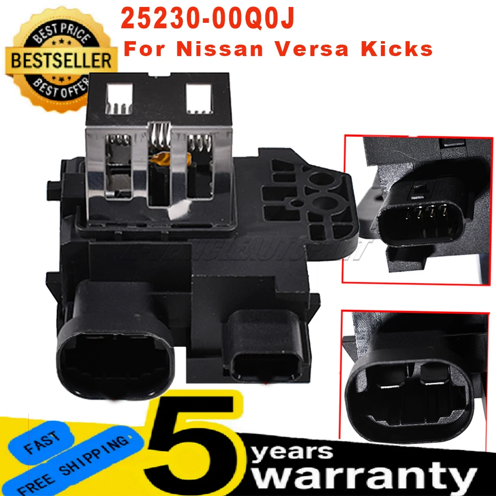 For NISSAN VERSA KICKS SENTRA 25550-7773R 255507773R 25230-00Q0J 2523000Q0J Radiator Heater Fan Blower Motor Resistor