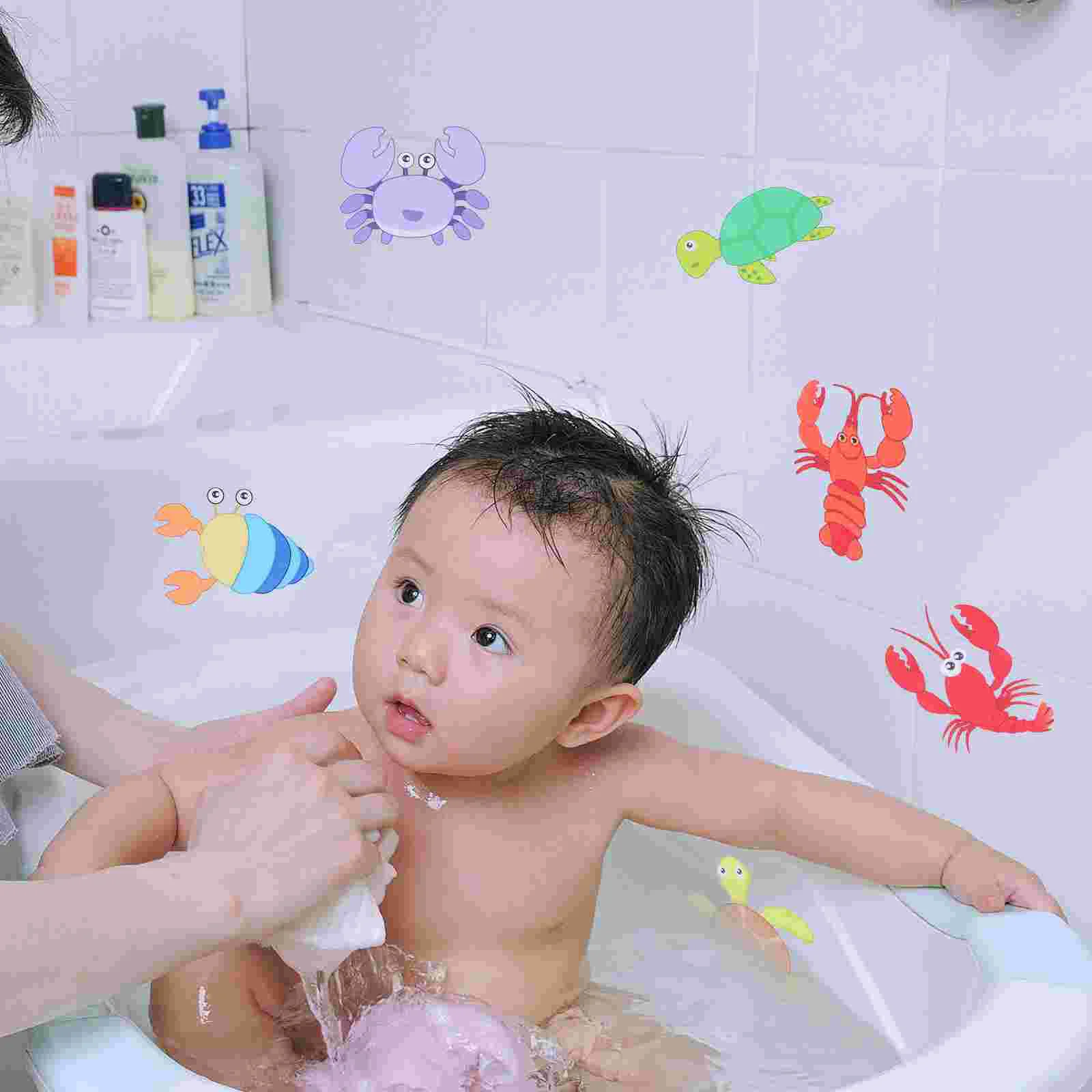 

Bathroom Non-slip Stickers Bathtub Safety Kids Shower Strips Anti-skid Pvc Cartoon Baby Accessories