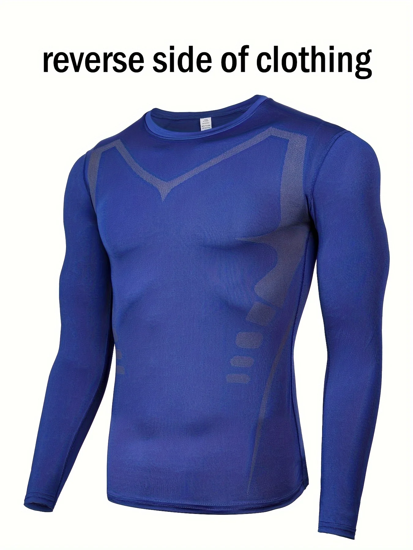 

New sci-fi tight-fitting sports long-sleeved, T-shirt men's quick-drying breathable fitness sportswear