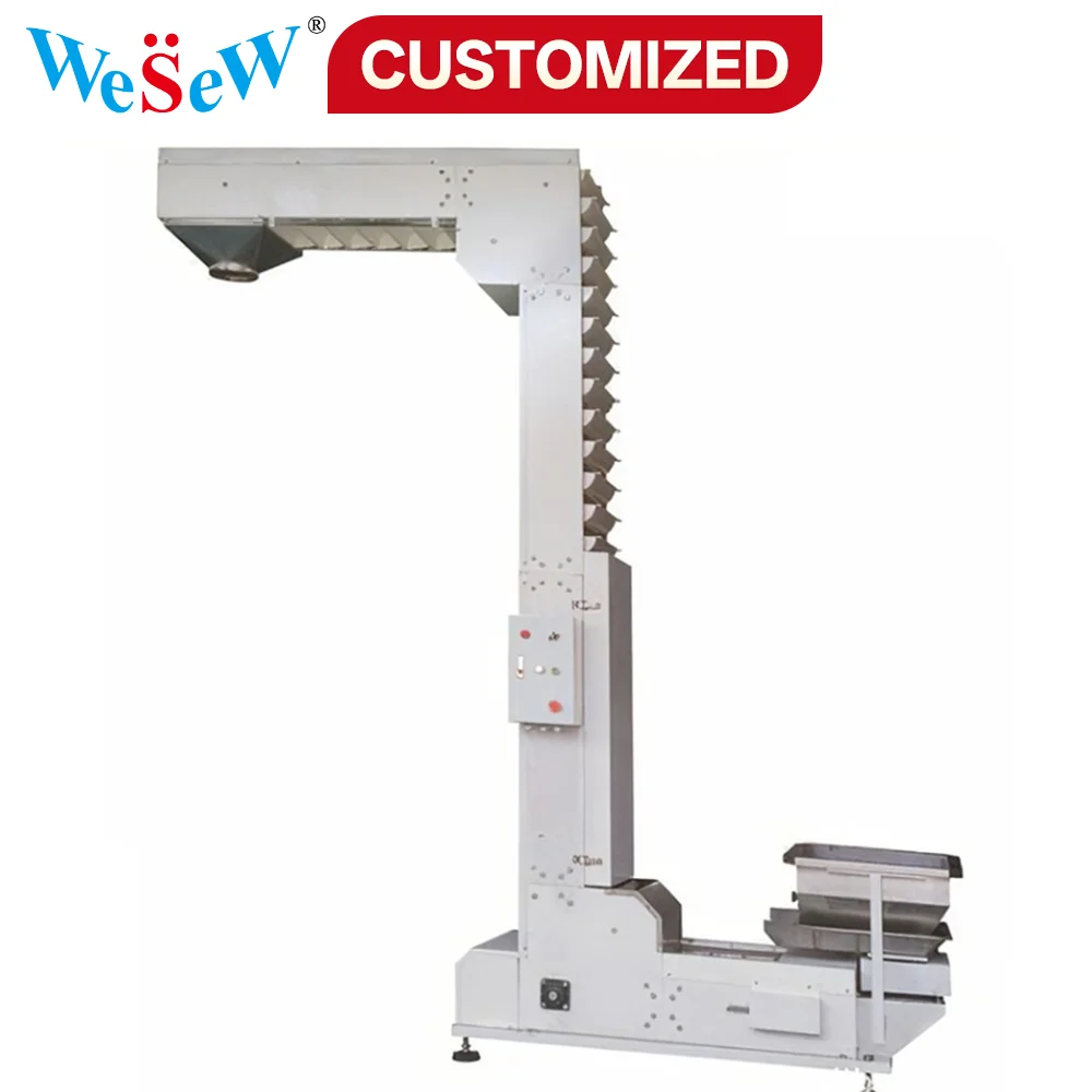 

Customized factory SUS304 Stainless Steel Vertical Z Type Bucket Elevator Lifting Hoisting Conveyor Manufacturer for Building