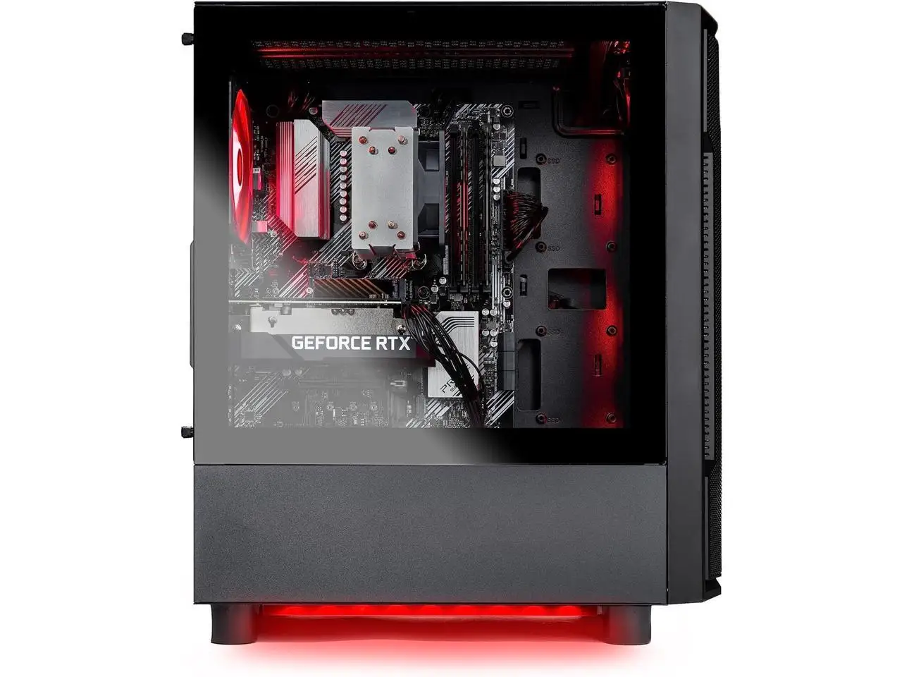 Skytech Gaming Shadow Gaming PC, AMD Ryzen 7 5700 3.7GHz, NVIDIA RTX 5060 Ti 8GB VRAM, 1TB NVMe SSD, 16GB DDR4 RAM 3200, 650W GOLD PSU, Wi-Fi, Win 11, Desktop view 5