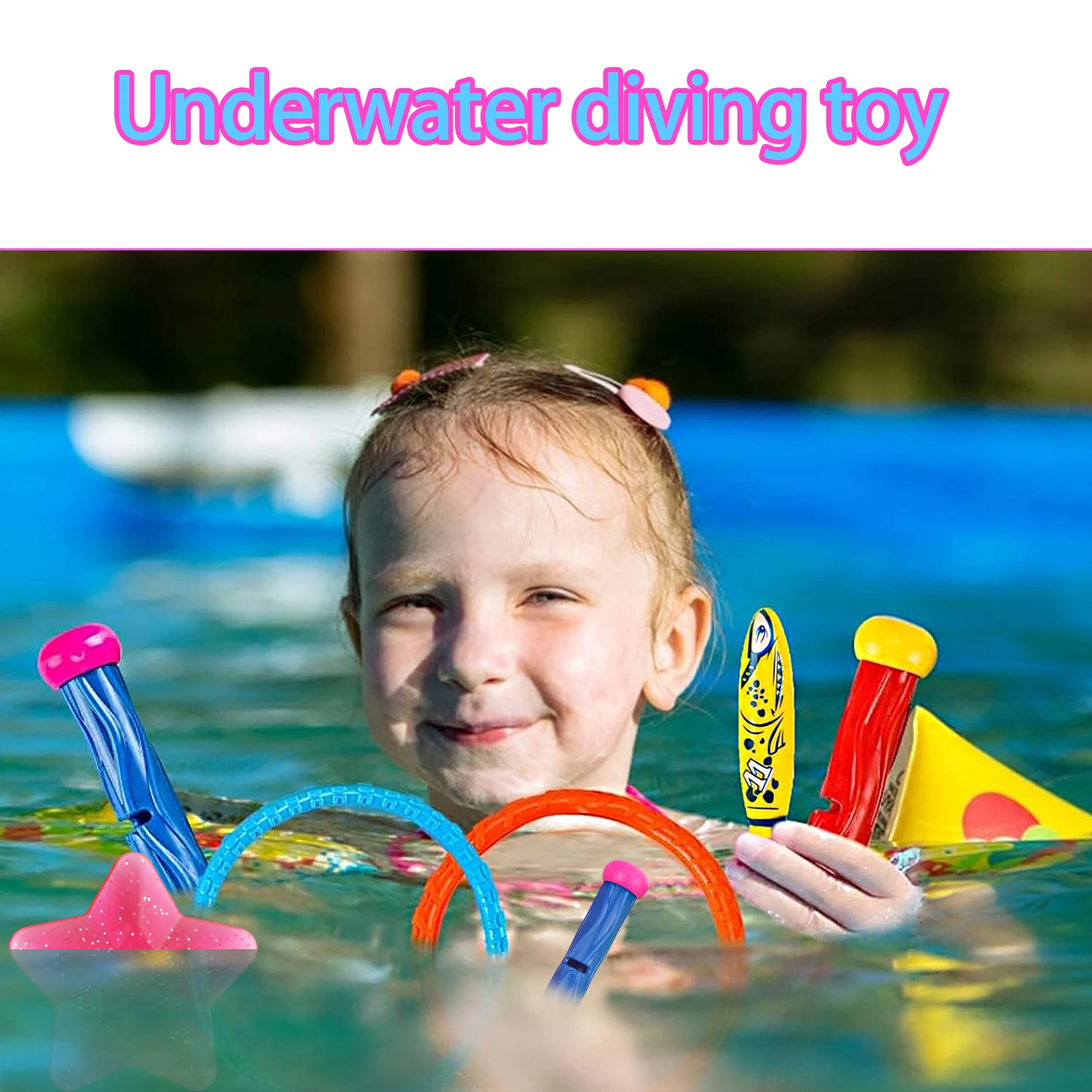 Summer diving toys, children's water play, snorkeling, gemstones, male and female parent-child swimming training, torpedoes