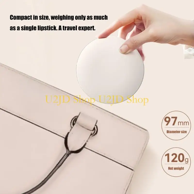 U2JD Uvs Camera Mirror for Sunscreen Test Handheld 2 Side Makeup Mirror Vanity Mirror