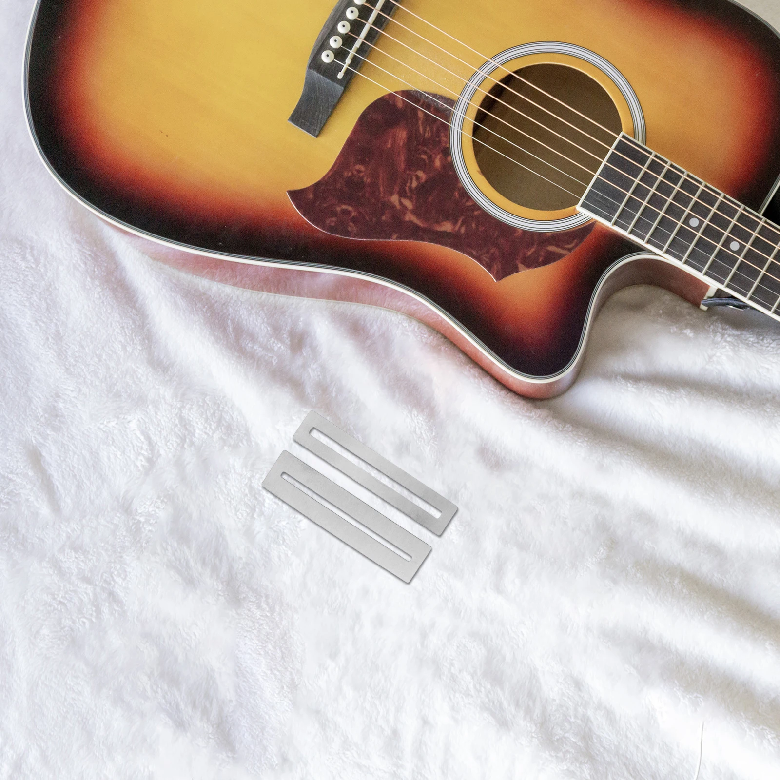 

5 Pairs Guitar Finger Protector Fretboard Cleaning Tool Polishing Fingerboard Tools Metal Pad Kit