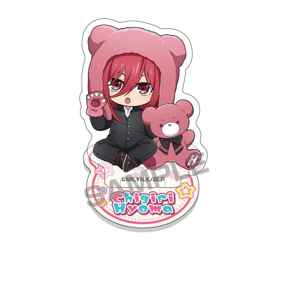 Blue Lock Acrylic Stand Keychain Isagi Chigi Nagi Reo Bachira Q Version Bear Hood Series Cute Fans Gift 2026 New