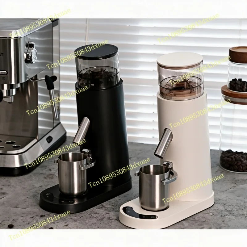 Commercial Coffee Bean Grinder, Hand Brew & Espresso Coffee Mill, Adjustable Coarseness Small Coffee Grinder Machine