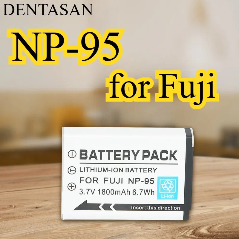 NP-95 بطارية الكاميرا 1800mAh مناسبة لبطارية ليثيوم أيون فوجي X70 X100T X100S X30 X-S1 X100 F30
