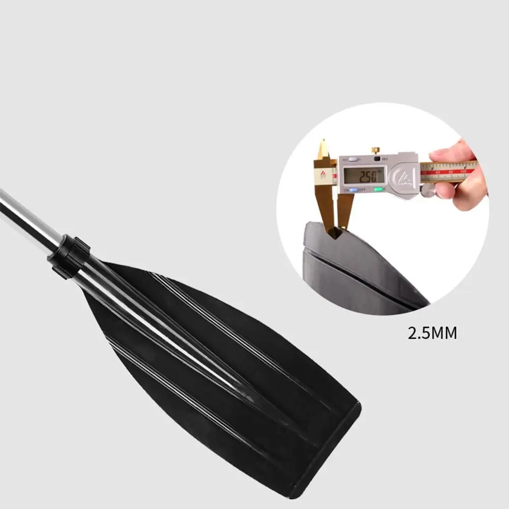 สะดวกอลูมิเนียมอัลลอยด์ Kayak Paddles Anti-Twist Design Thicken เรือ Oars ที่ถอดออกได้น้ําหนักเบาตกปลาเรือ Pulp กลางแจ้ง