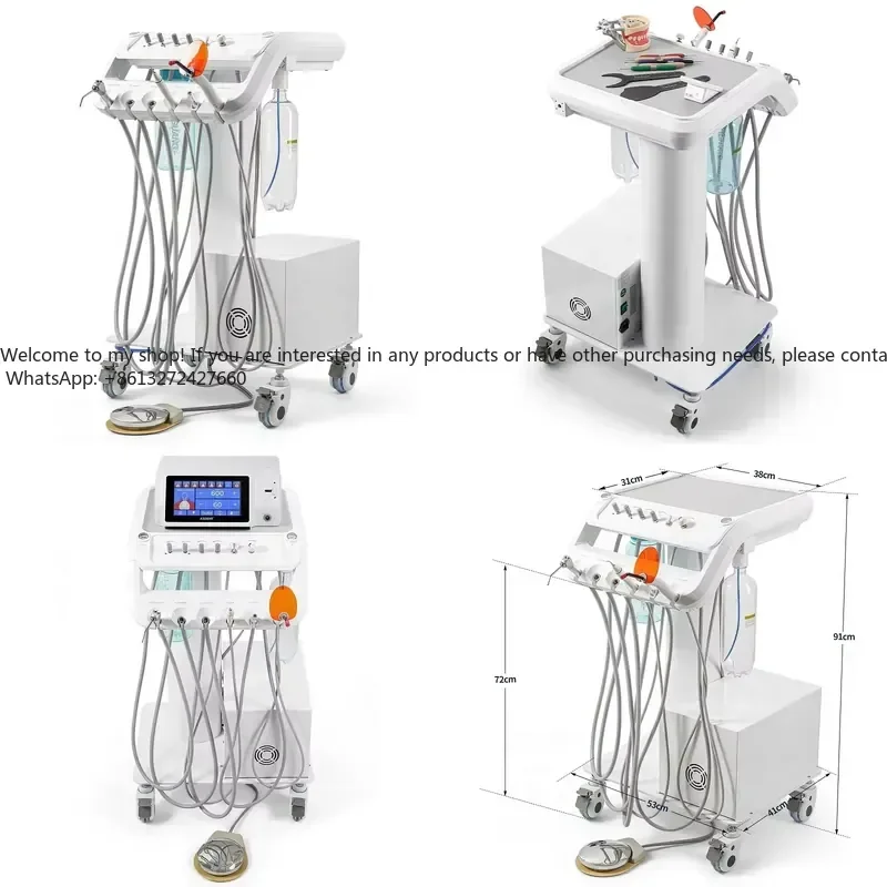 Portable Turbine Unit Suitcase Full Set With Air Compressor Free Air Bottle 13L Mini Mobile Cart Unit