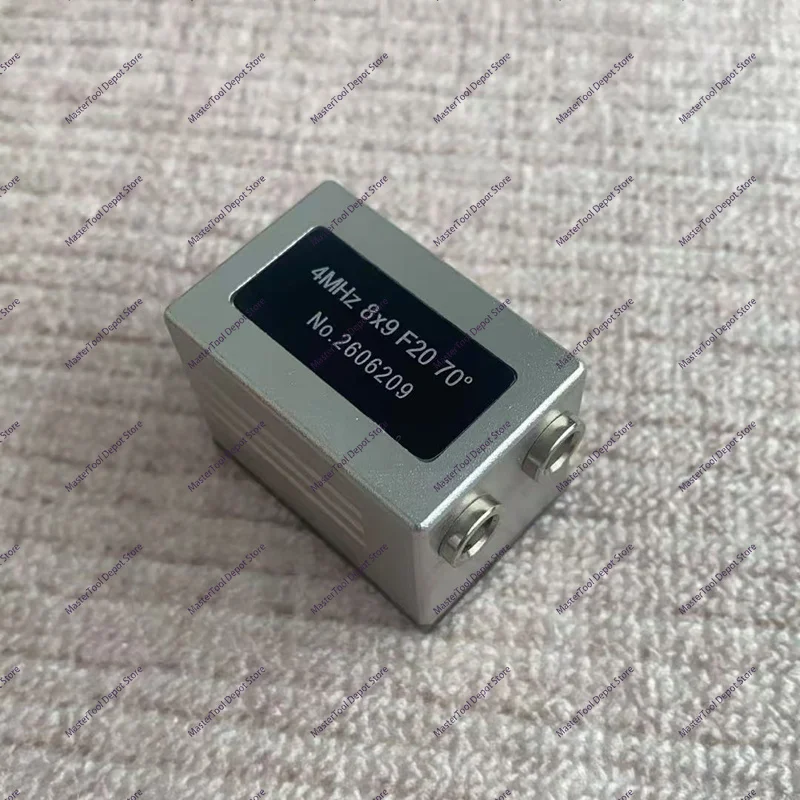 F20 4MHz Dual Longitudinal Wave Angle Beam Sensor 8x9 5x10 for Non-destructive Testing Ultrasonic Flaw Detector Probe Sensor