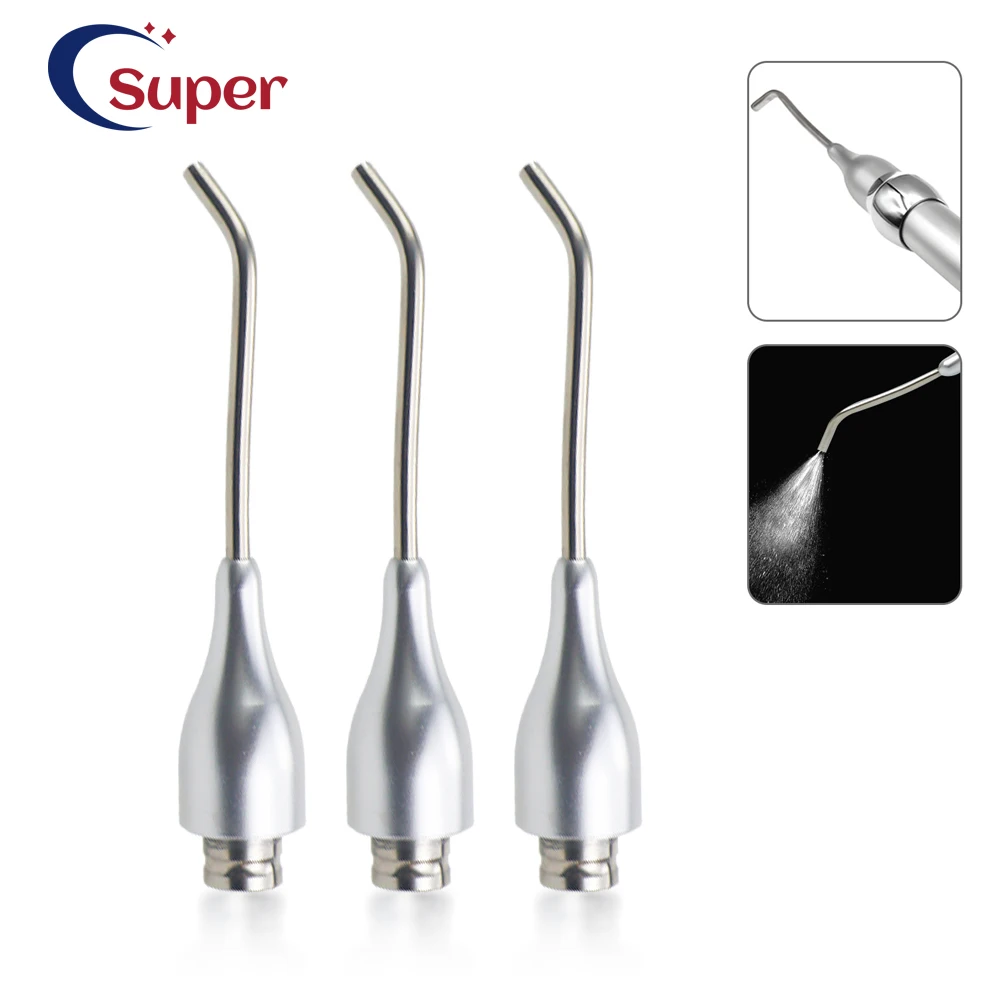 3Piece Dental Prophy Jet Tips Air Polisher Nozzle Handpiece Hygiene Prophy Air Flow Nozzle Teeth Whitening Pen Angle