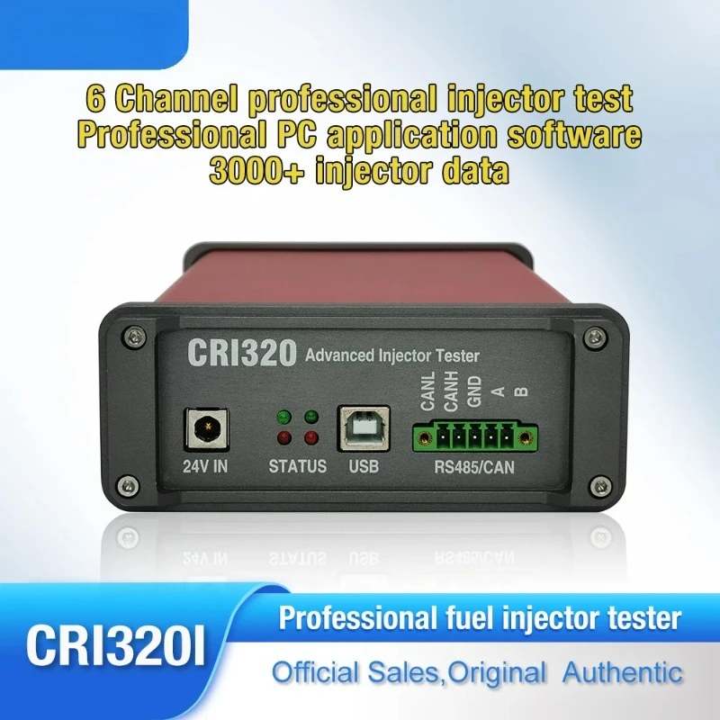 CRI320 Comprehensive Coil Piezo Injectors Tester 6 Channel Fuel EUI EUP RLC AHE Common Rail Injector Tester Repair Tools