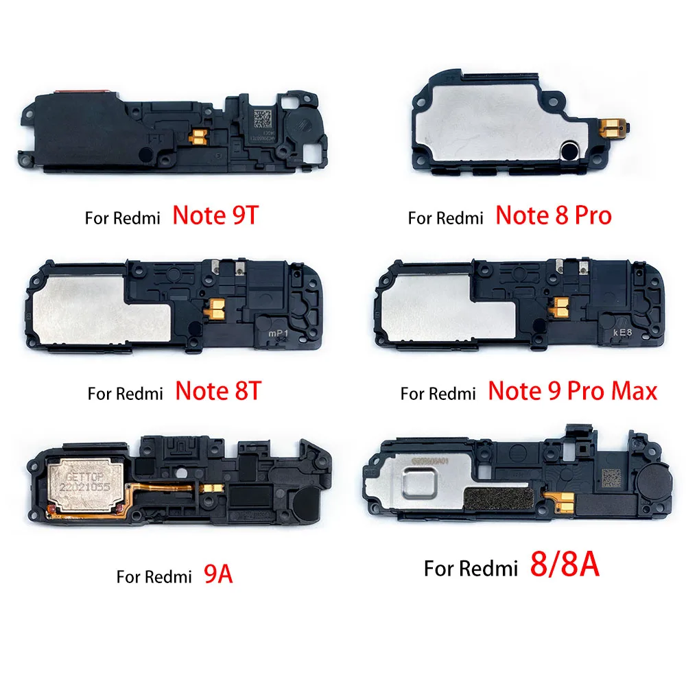 New Loudspeaker For Xiaomi Redmi 10A 10C 10 9T 9A 9C Note 7 8 8T 9 Pro Max 9S LouderSpeaker Replacement Buzzer Ringer Flex Cable