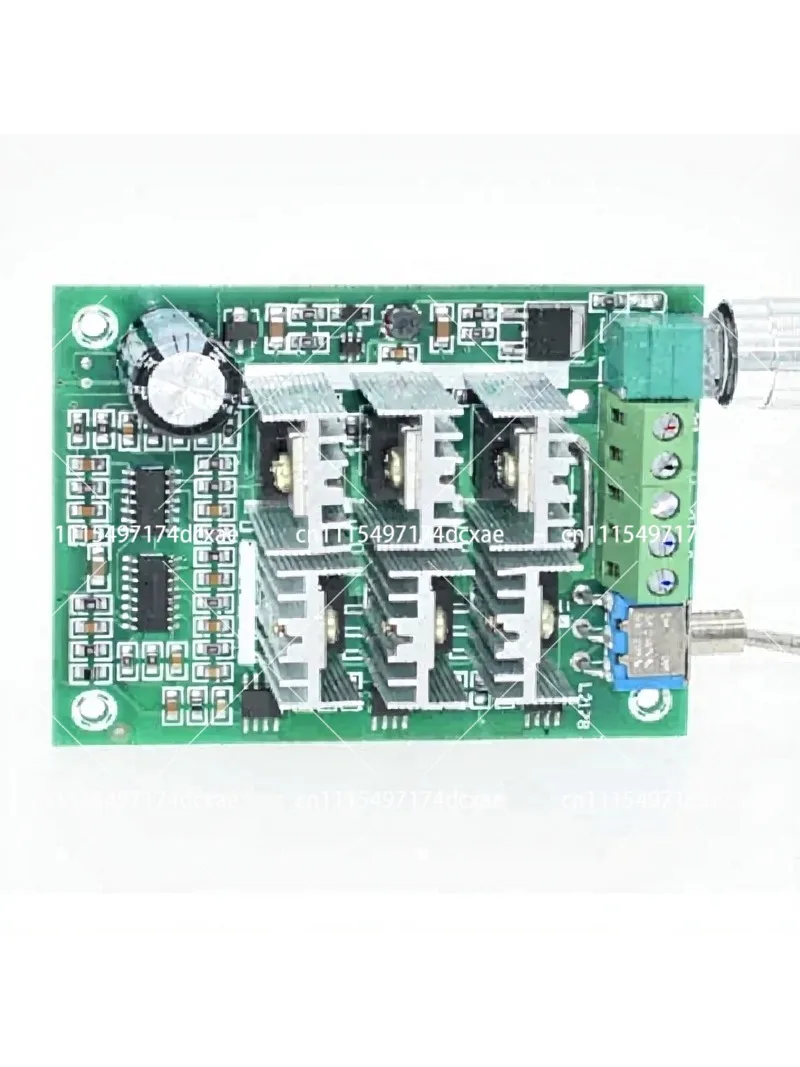 BLDC Three-Phase Sensorless Brushless Motor Speed Controller, DC 5-36V 12V 24V, Fan Drive with Potentiometer Switch