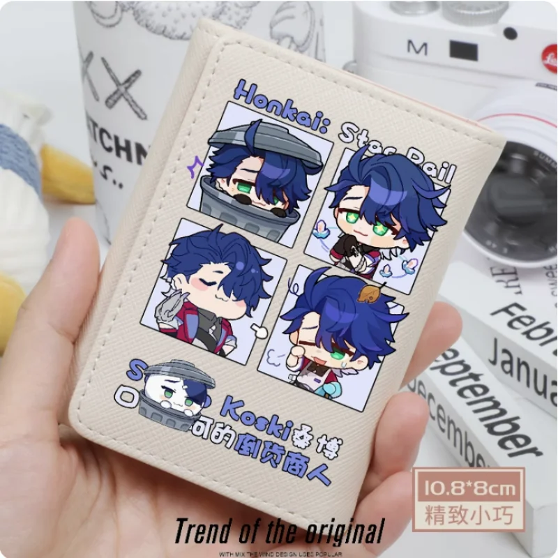 

Anime Honkai: Star Rail Sampo Koski Wallet Women Fold Bag Multi Card Coin Pocket Holder Fashion Wallet Gift