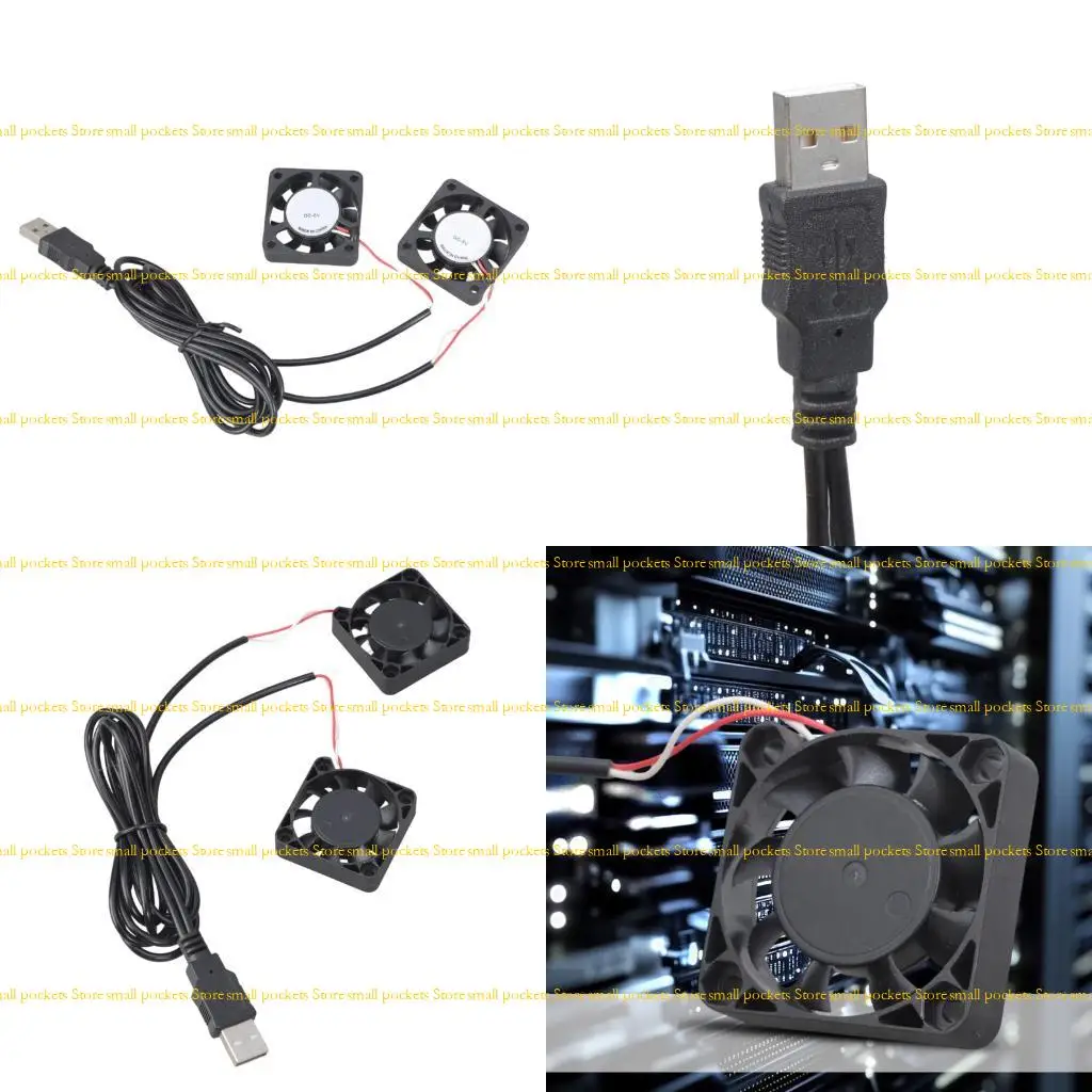 

R1WD 40 -мм бесщеточный охлаждающий вентилятор 5V USB -охлаждение.