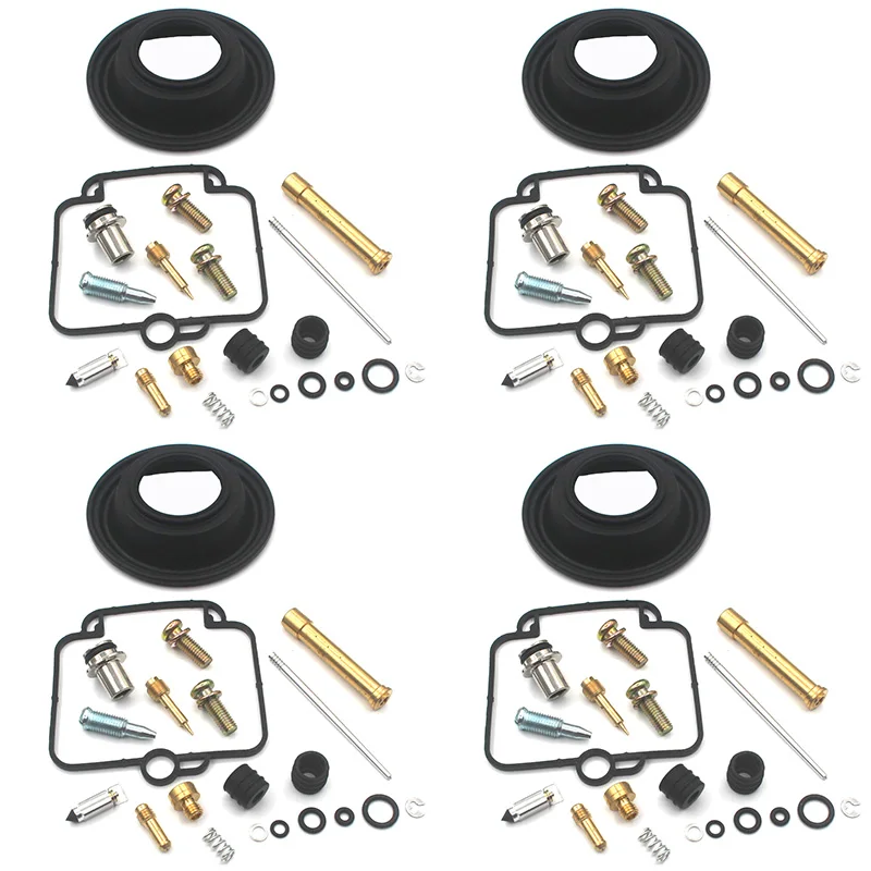 For Suzuki GSF400 bandit 1991-1993 GSF 400 Carburetor Repair Kit diaphragm Seal Main Slow Jets Air Mixture Screws Float Valves