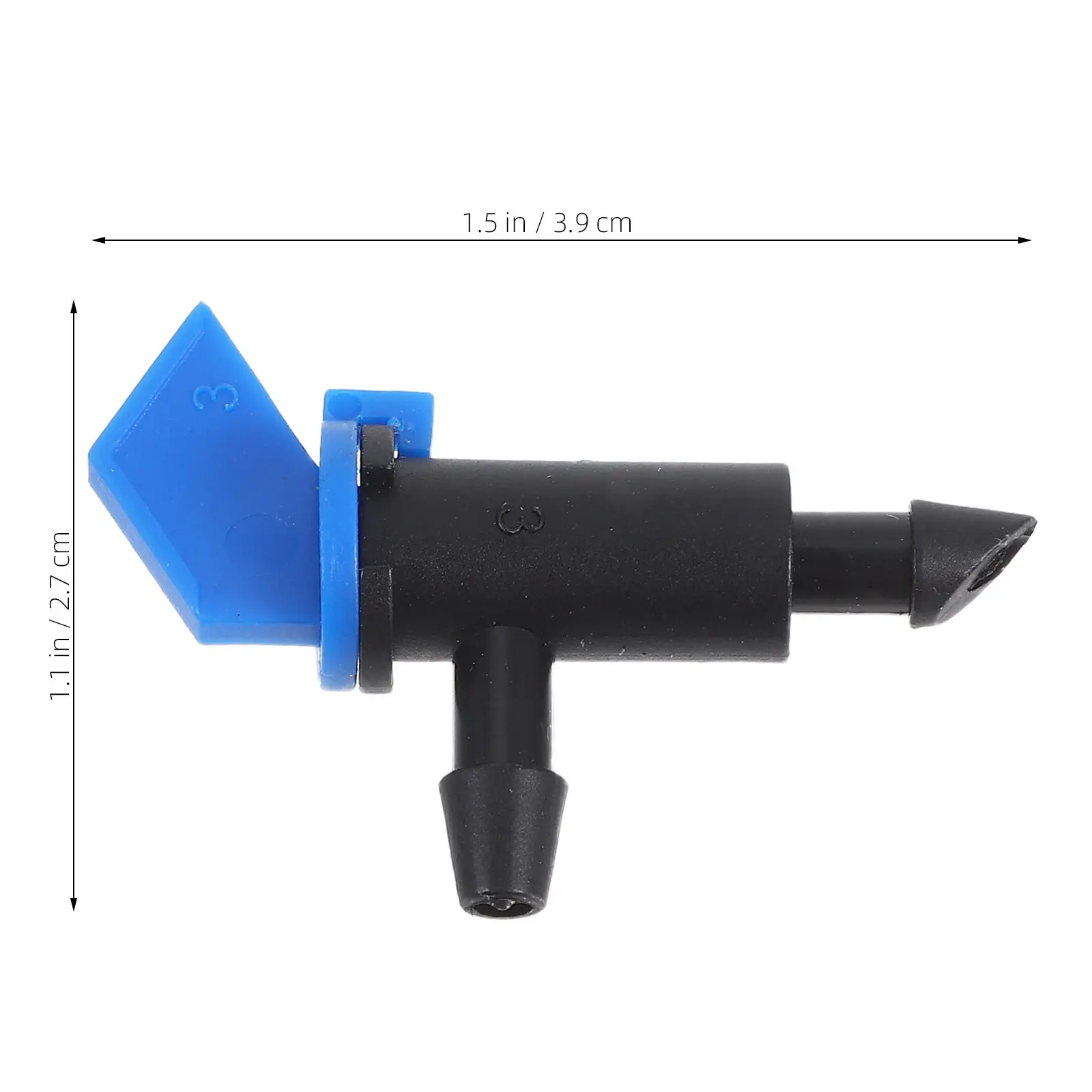 50Pcs Garden Irrigation Dripper Water Saving Emitters Easy Management Drip Irrigation System for Plants Household Drippers