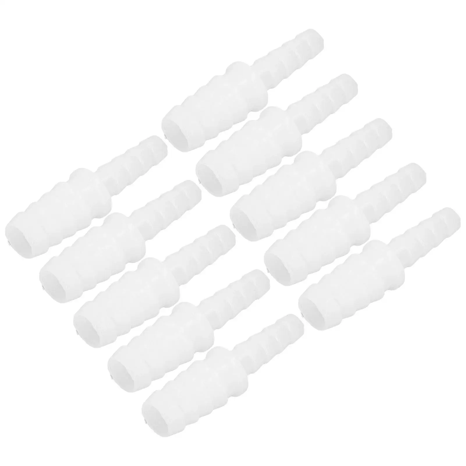 10 Uds tubo de PE conectores de manguera de 6-9/12mm-accesorios de codo de Pagoda PP para acuario pecera y oxígeno