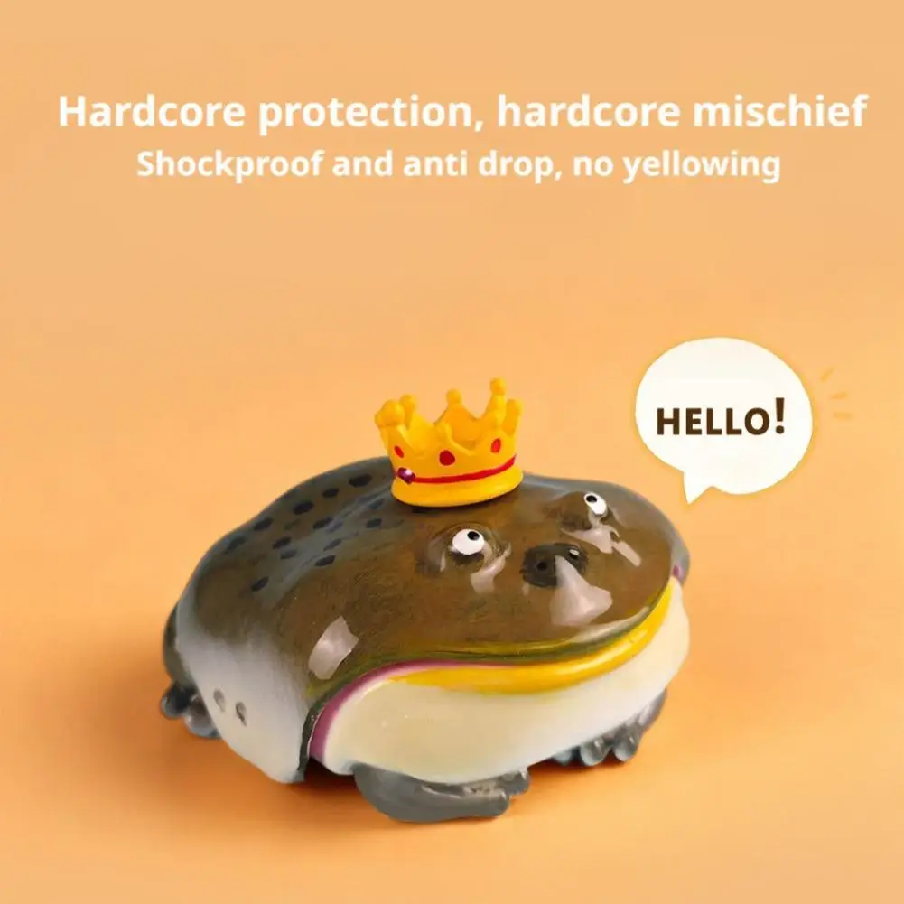 1Pcs For Airpods Pro 2/3 Unique Ugly Frog Earphone Case Scratch-resistant Impact Resistance Perfect Fit Protective Cover