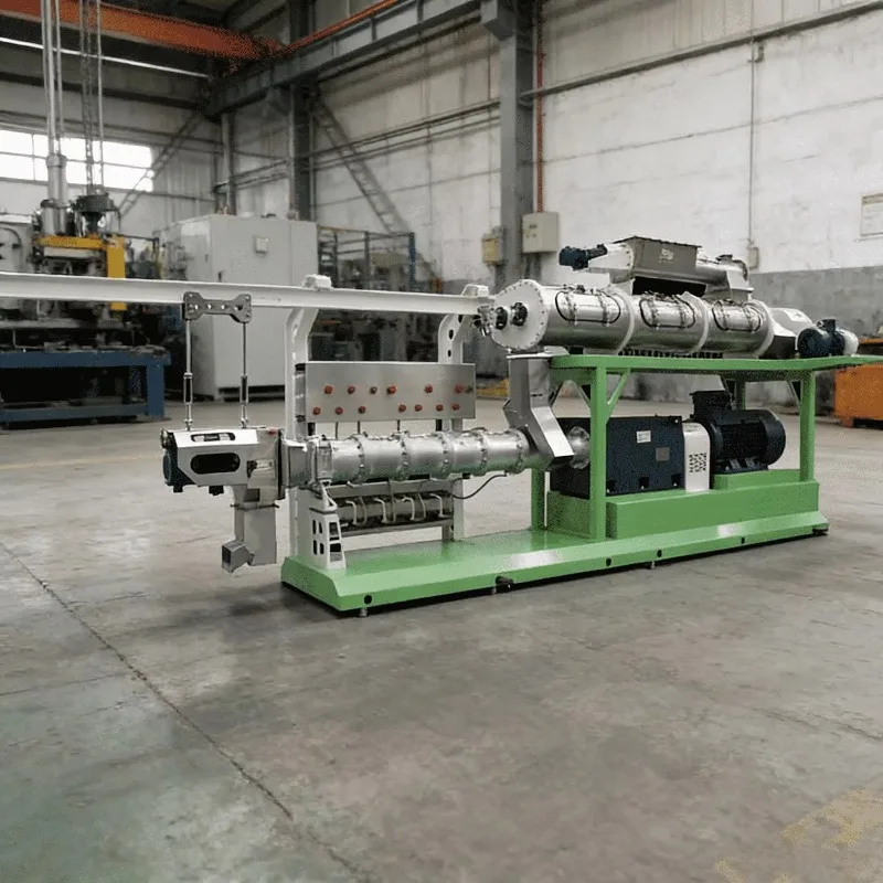 Industrial Grade Sturdy Stainless Steel 304 Fish Feed Pellet Extruder Machine for Large Aquaculture Production
