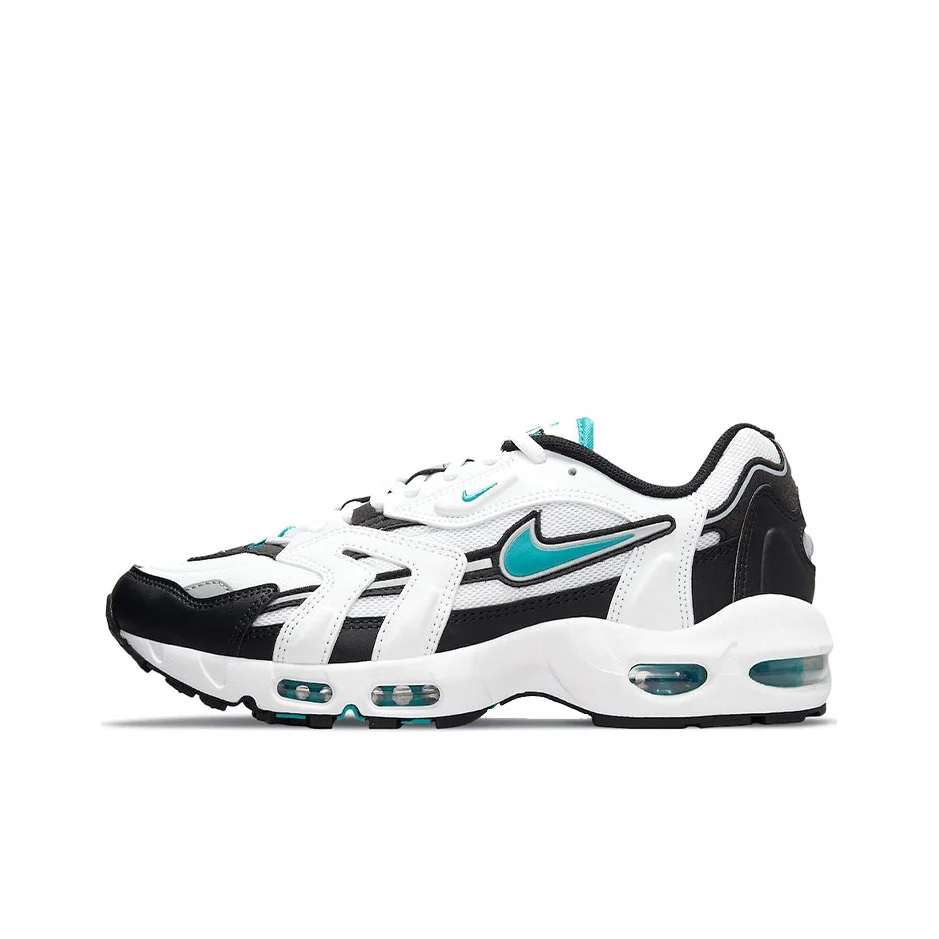Nike Air Max 96 Running Shoes Unisex Low Top Black/White/Blue CZ1921-101