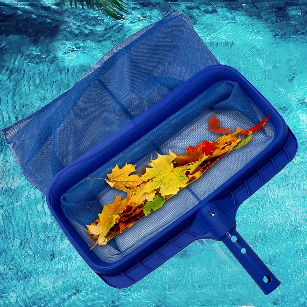 Swimming Pool Cleaning Net Professional Leaf Rake Deep Bag Large Capacity Thickened Frame Pool Leaf Net Pool Accessories