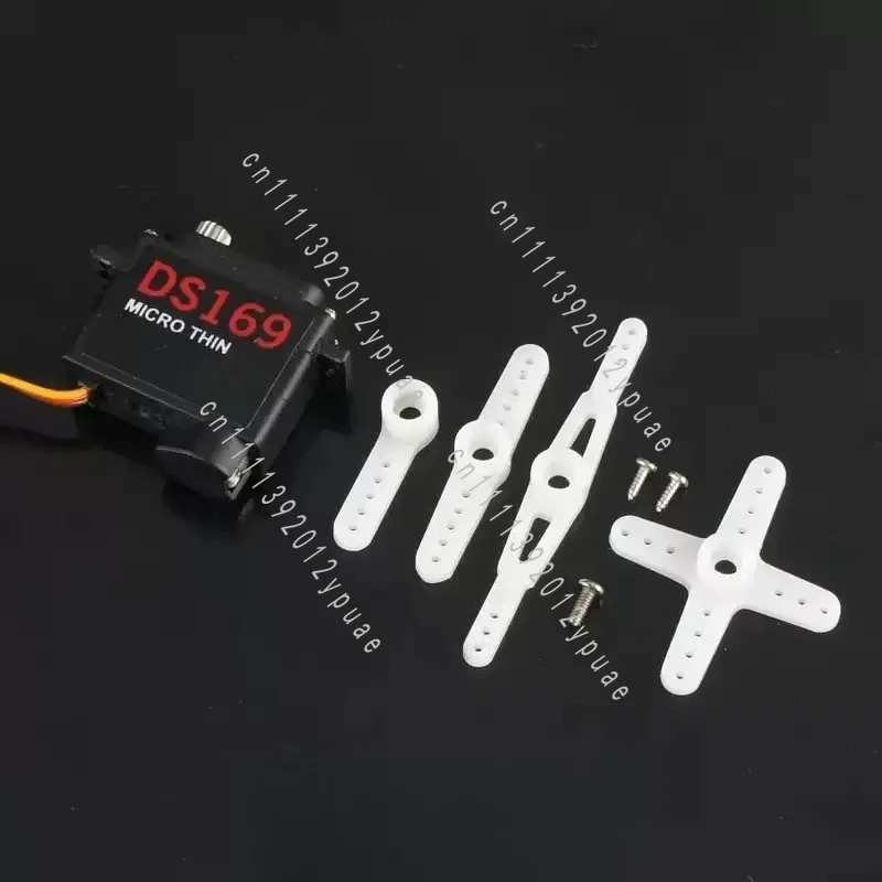 DS169 9g Miniature Thin Digital Servo, Flap Aileron Control Servo, Replacement Part for F3K F5K RC Glider Aircraft