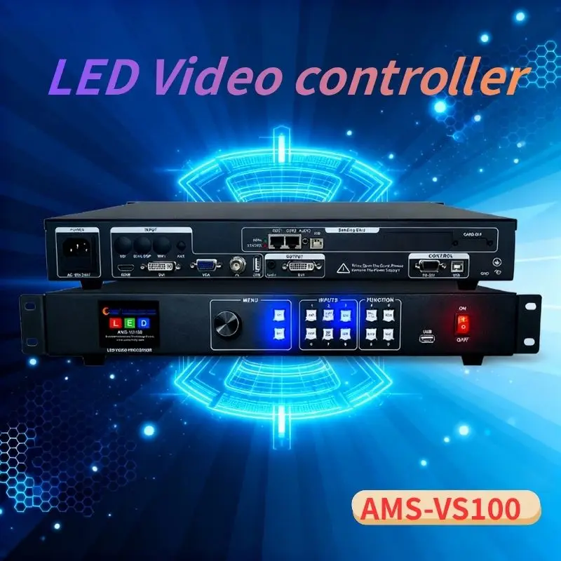 نظام التحكم AMS-VS100 NovaStar مع بطاقة إرسال MSD300 LED لوحة عرض وحدة تحكم الفيديو لأحداث تأجير المسرح #1