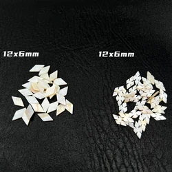 100pcs Natural Mother Of Pearl Abalone white inlay pearl shell guitar inlay part decorate instrument furniture artware