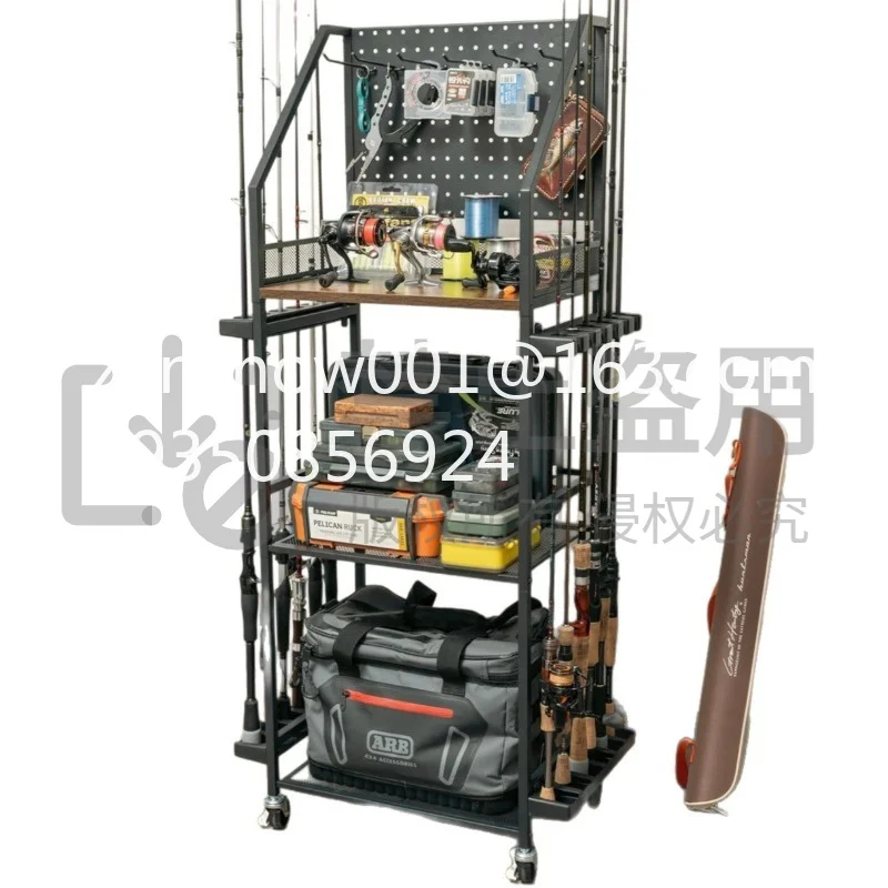 Cross-border fishing rod storage rack, multi-layer storage rack, tool tackle box, reel storage rack wholesale