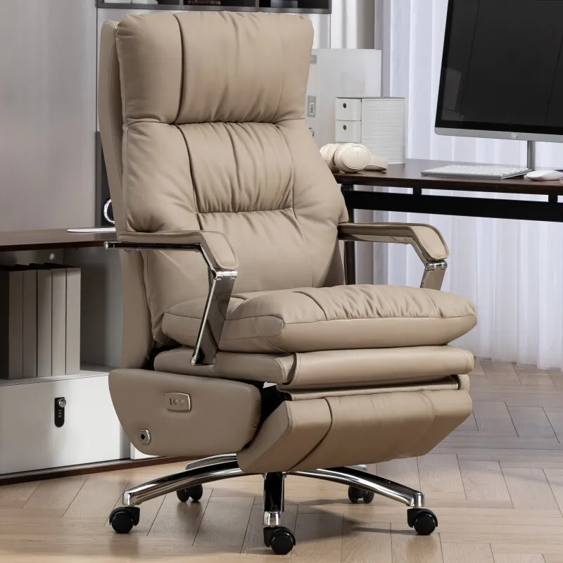 Boss chair reclining comfortable sedentary office chair leather home computer seat engineering chair sofa