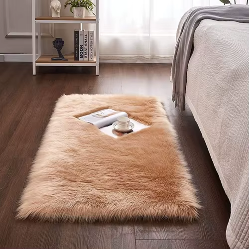 Tapis moelleux en laine pour chambre d'enfant ou salon
