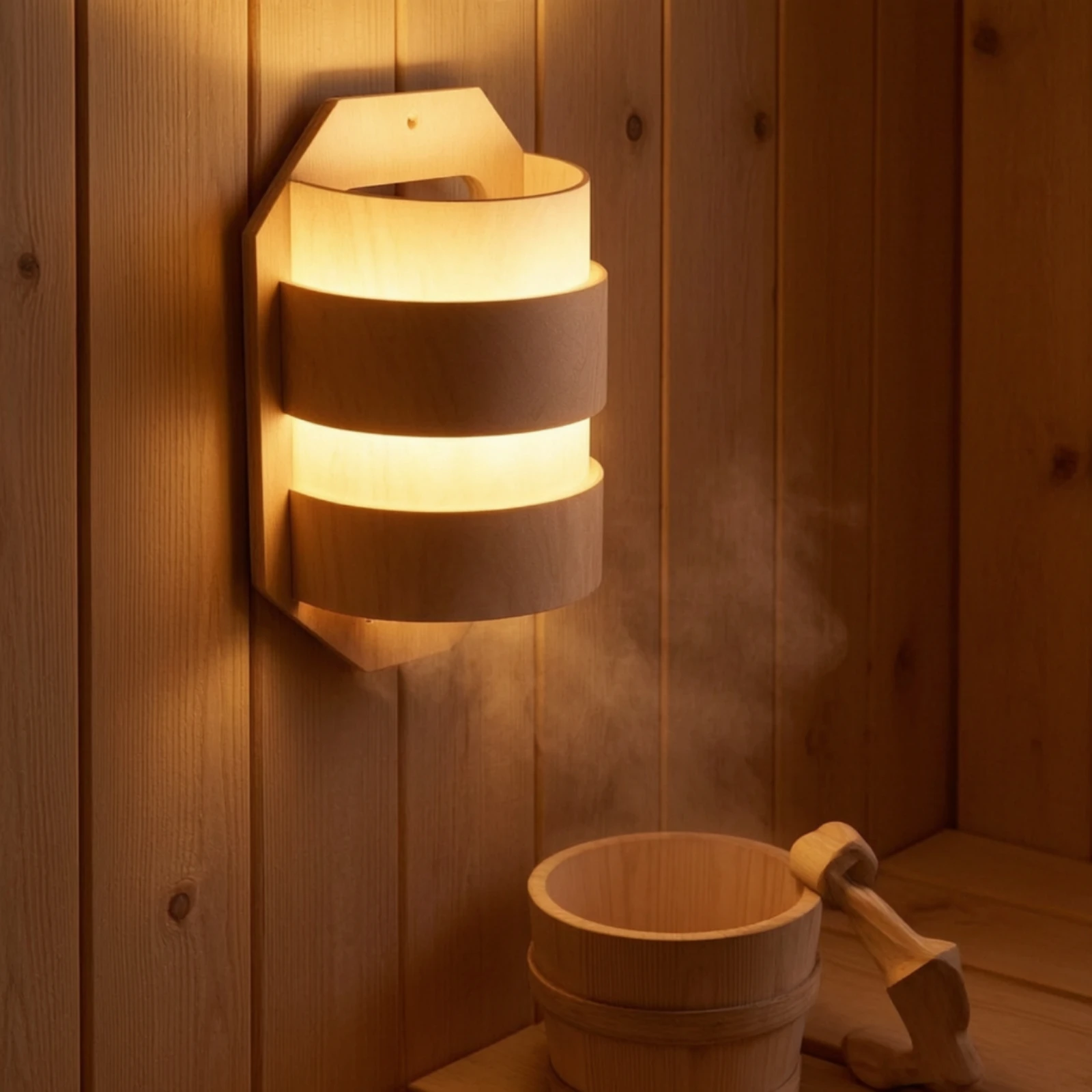 Sauna Lamp Shade Translucent Sauna Light Shade Replacement Small for Steam Room