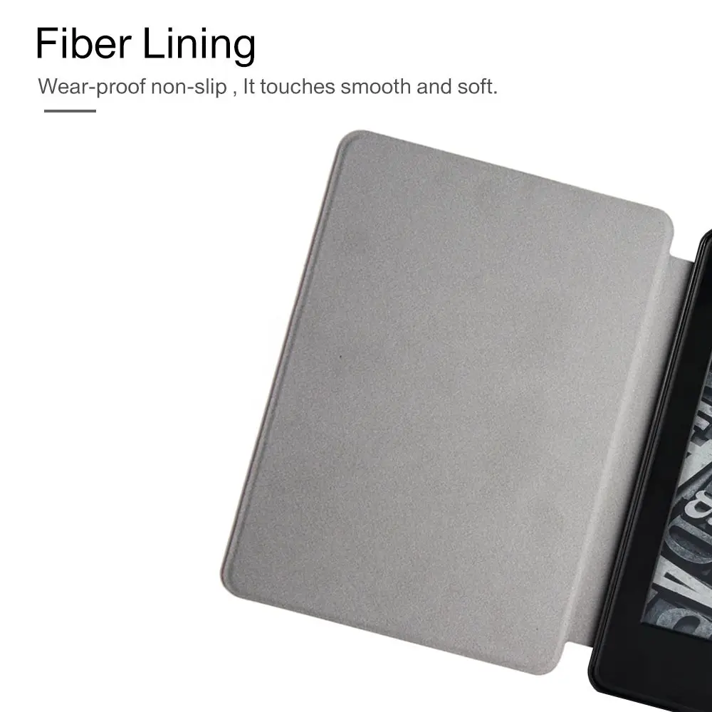 

Fashion Auto Waking/Sleeping Cross Grain PU Leather Smart Case Protective Shell Cover For Kindle Paperwhite 1/2/3