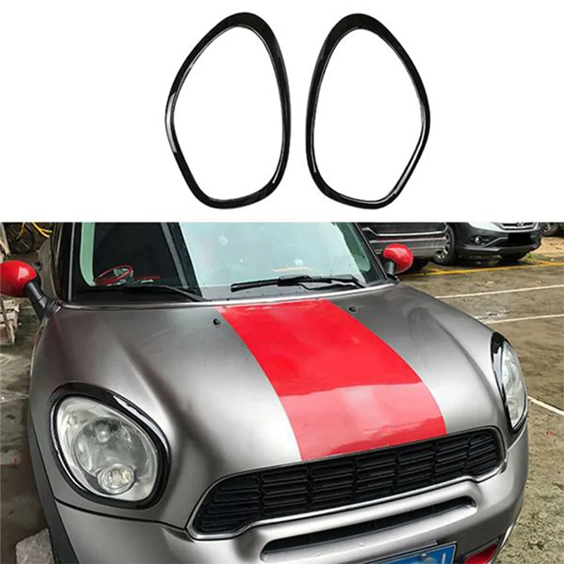 

A04E-4 упаковка для MINI Cooper Countryman R60 2011-2016, рамка передней и задней фары, кольцо, накладка, аксессуары для стайлинга автомобиля