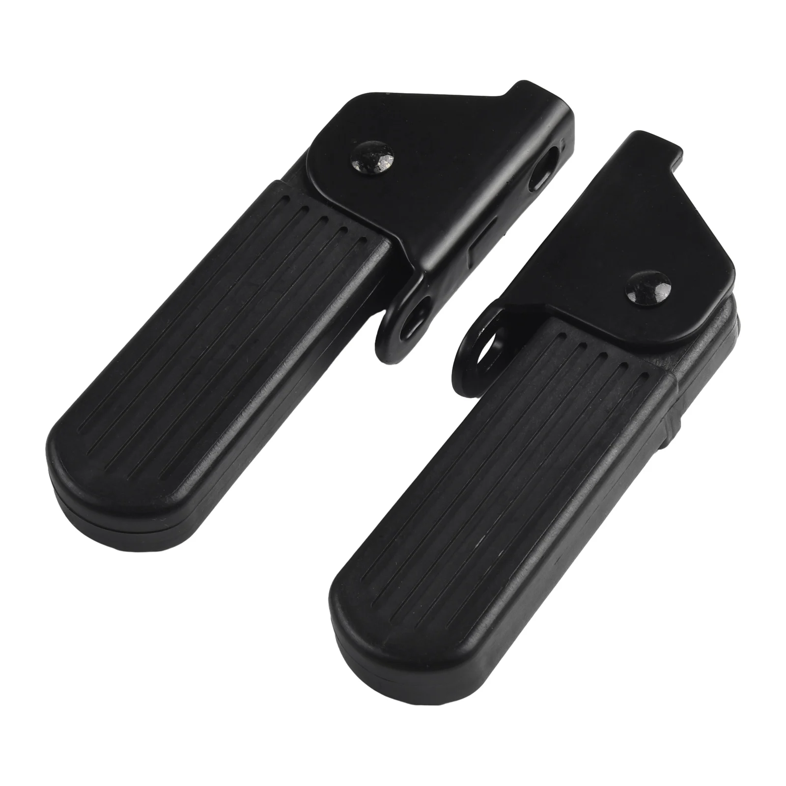 1pair Electric Bicycle Front Pedal Scooter Front Foldable Pedal Leg Support Pad Thickened Steel Plate Electric Bike Accessories