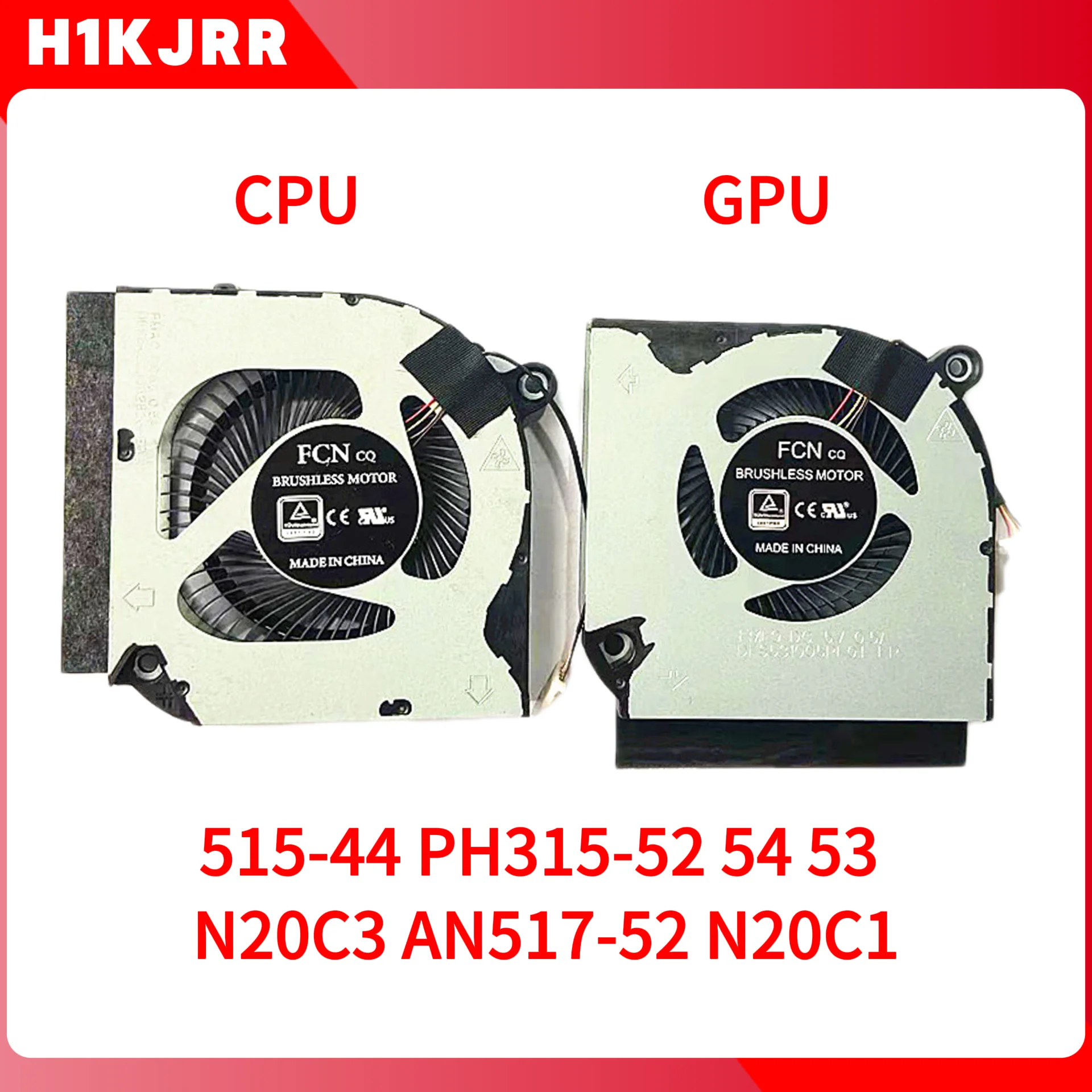 Nuevo ventilador Original para Acer Predator Helios CPU GPU serie AN515/PH315/AN517 |   Ajuste directo para modelos N20C3/N20C1
