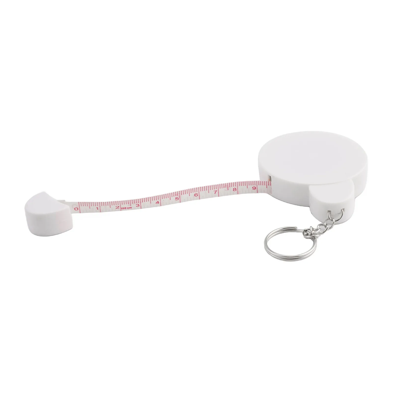 Mini Cute Cartoon Measurement Device Equipped With a Handy Keyring; Features Automatic Retraction For Efficient Use