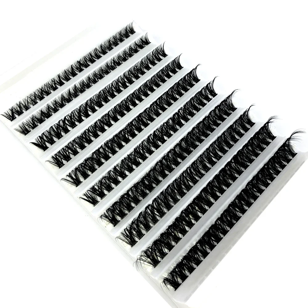 HBZGTLAD Eyelash Extension 100/200 Bundle 60D/80D Natural Independent Handmade Eyelash Bundle 3D Mink Eyelashes