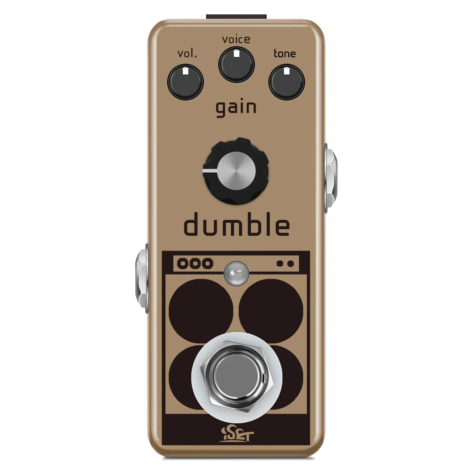 

ISET Analog Dumble Overdrive Pedal Mini Guitar Effect Pedal for Electric Guitar Bass True Bypass